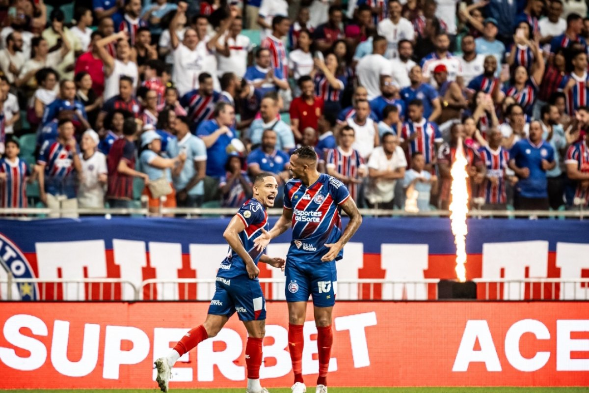 Bahia vacila no fim, cede empate ao Internacional e segue fora do G-6