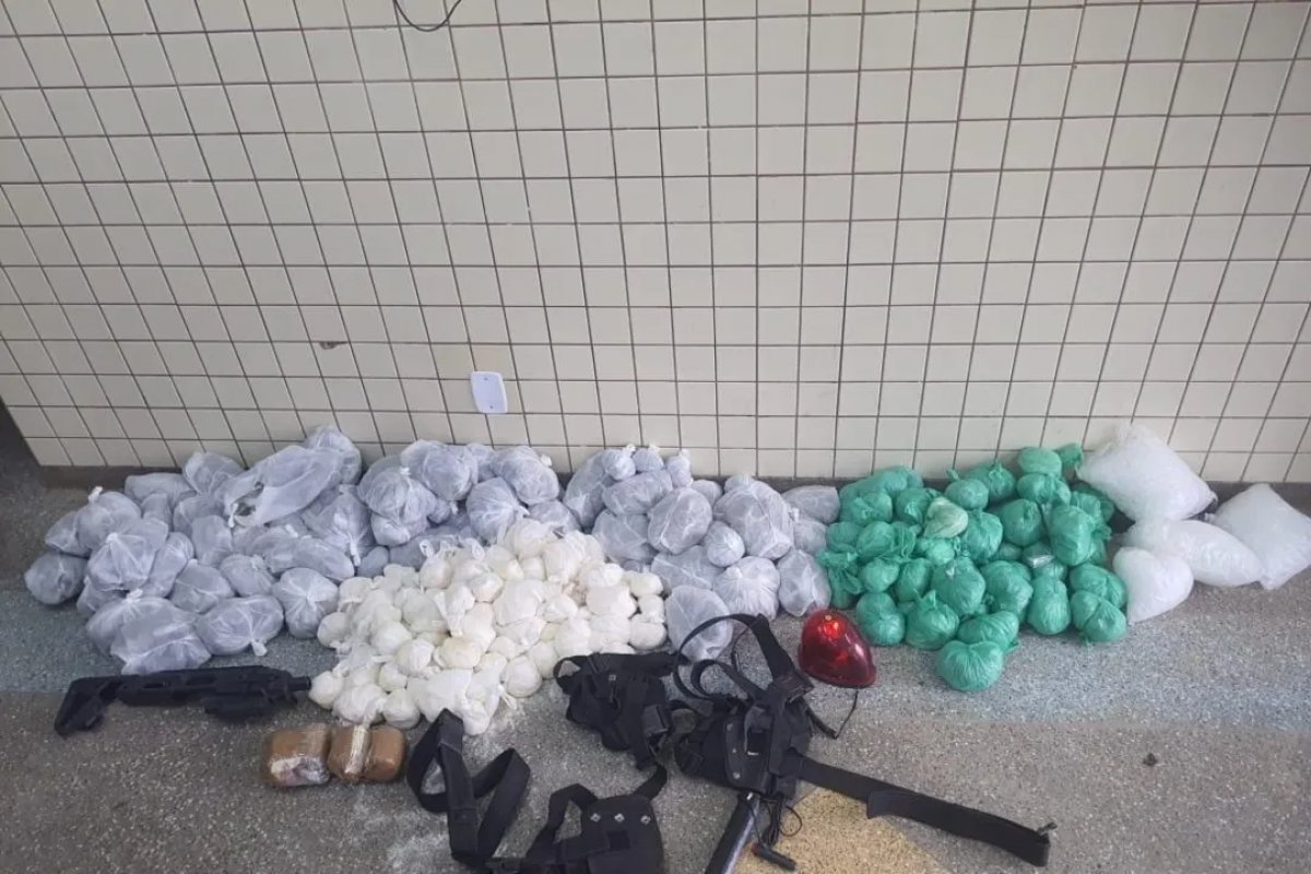 Suspeito de tráfico de drogas é preso em flagrante na RMS 