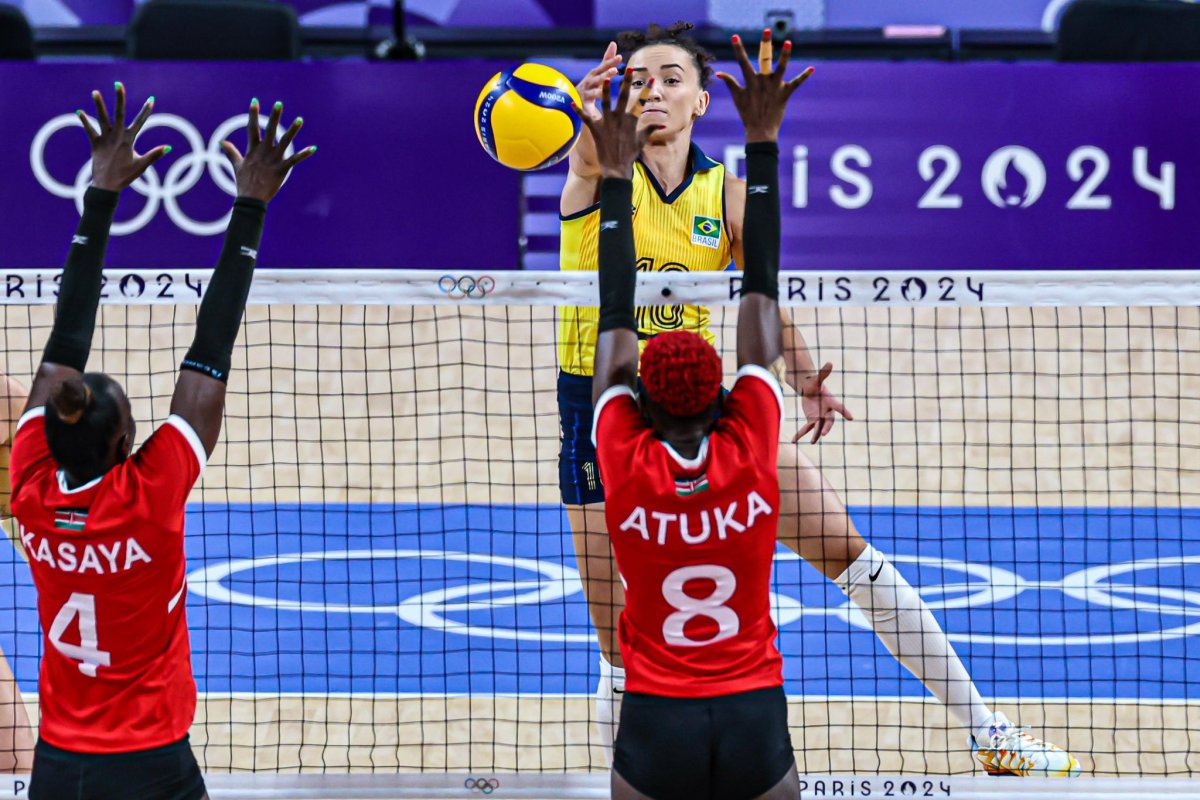 Olímpiadas: Brasil bate Quênia com tranquilidade e vence primeira no vôlei