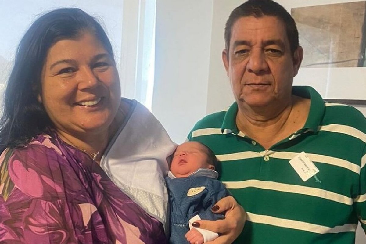 Zeca Pagodinho festeja a chegada do sexto neto! 