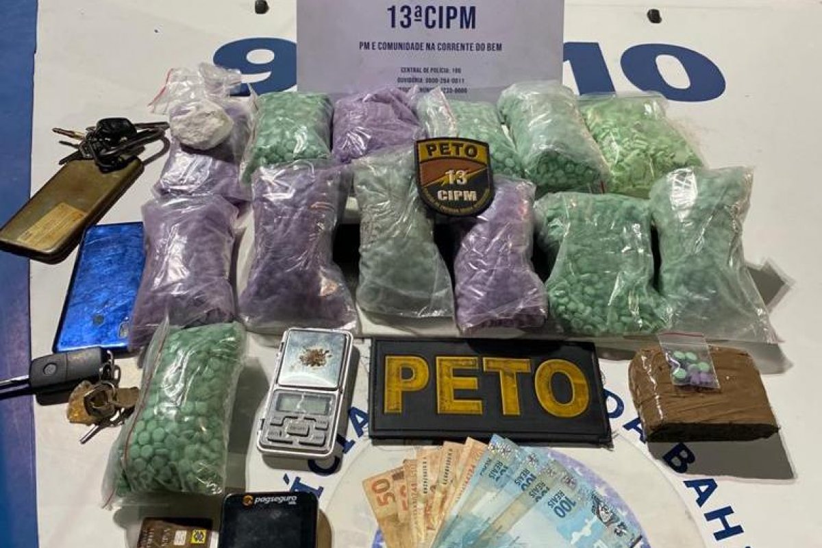  700 mil reais em comprimidos de ecstasy são apreendidas em Salvador 