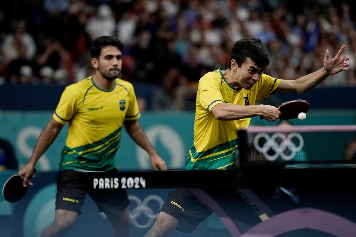 Brasil perde da França e dá adeus ao tênis de mesa por equipes