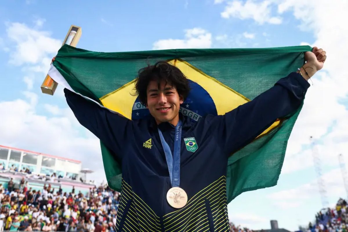 Skate entra para o top-10 de esportes olímpicos com mais medalhas para o Brasil