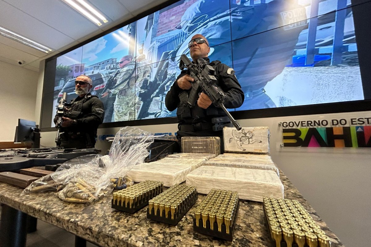 Polícia baiana amplia em 9% o número de armas de fogo apreendidas entre janeiro e julho de 2024