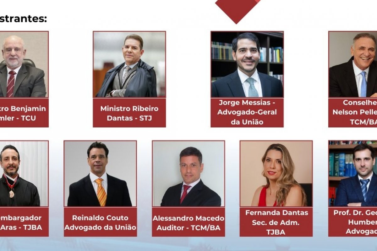 I Encontro dos Tribunais TJBA, TCE e TCM está com inscrições abertas; confira programação