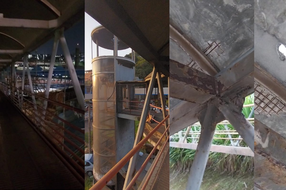 Vídeo: pedestres relatam falta de manutenção, acessibilidade e segurança nas passarelas de Salvador 
