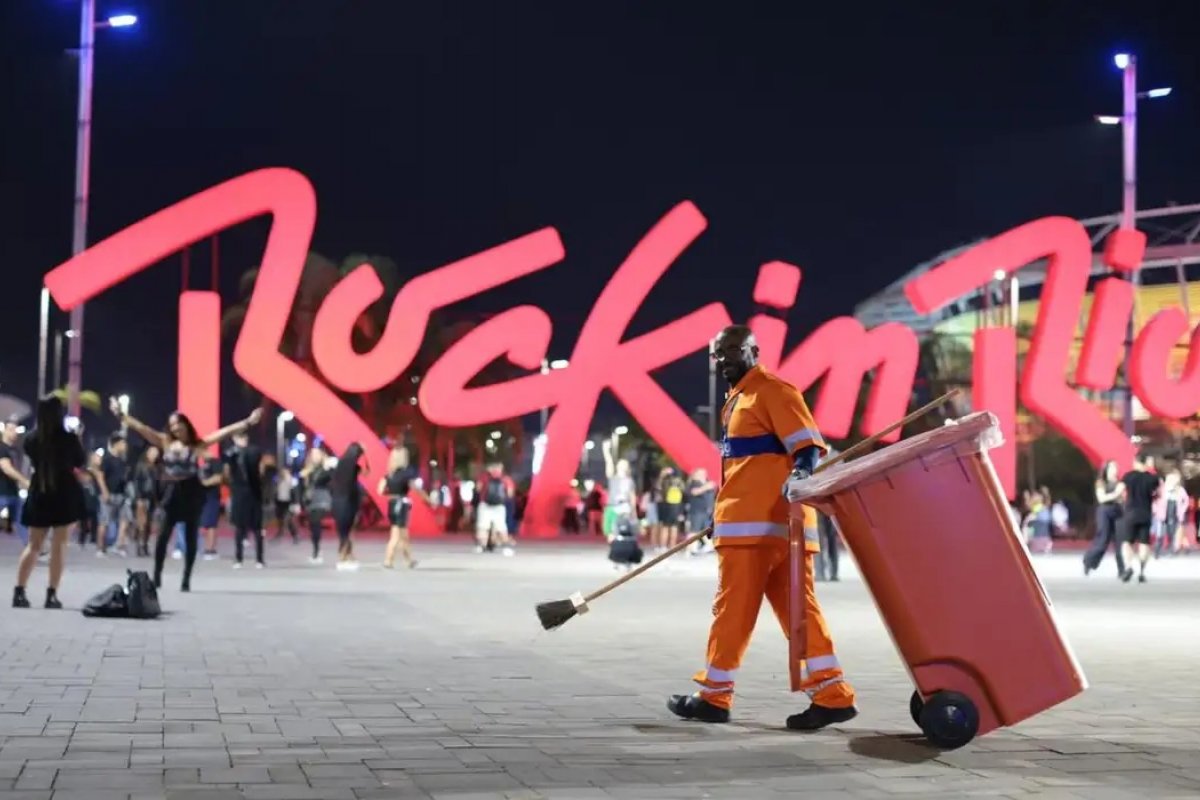 Rock in Rio quer reduzir 14 toneladas de resíduos no festival em 2024