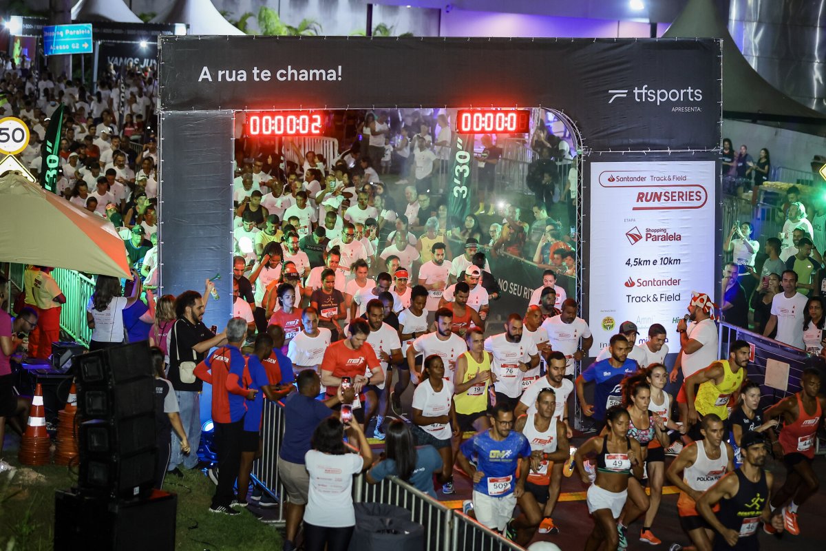 Shopping Paralela na contagem regressiva para o  Santander Track&Field Run Series! 