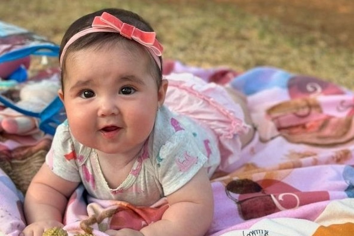 Fofura no ar: Filha de Fabiano Menotti encanta a web em seu mesversário!      
