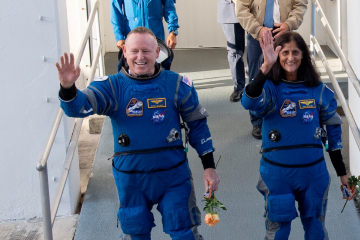 Nasa e SpaceX lançam neste sábado (28) missão que trará astronautas 'presos' no espaço desde de junho 