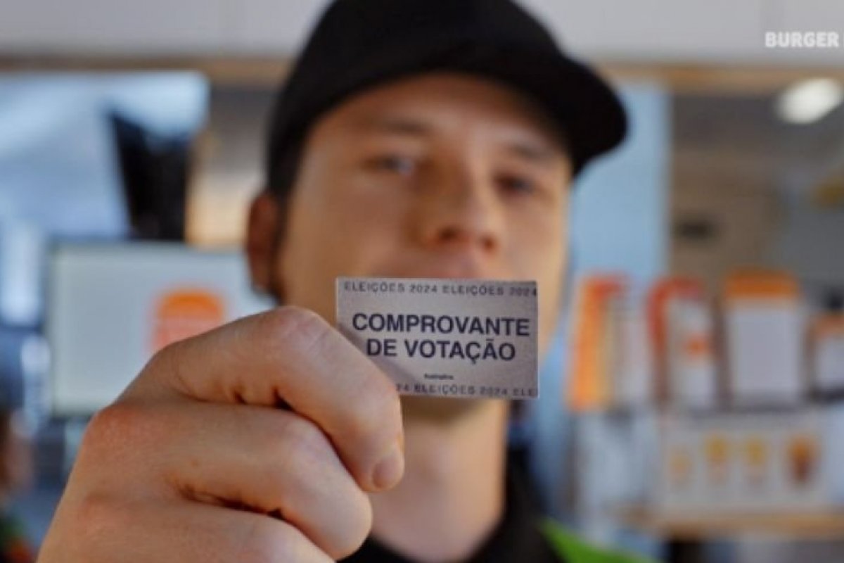 Burger King vai dar lanche de graça para quem mostrar voto, entenda 