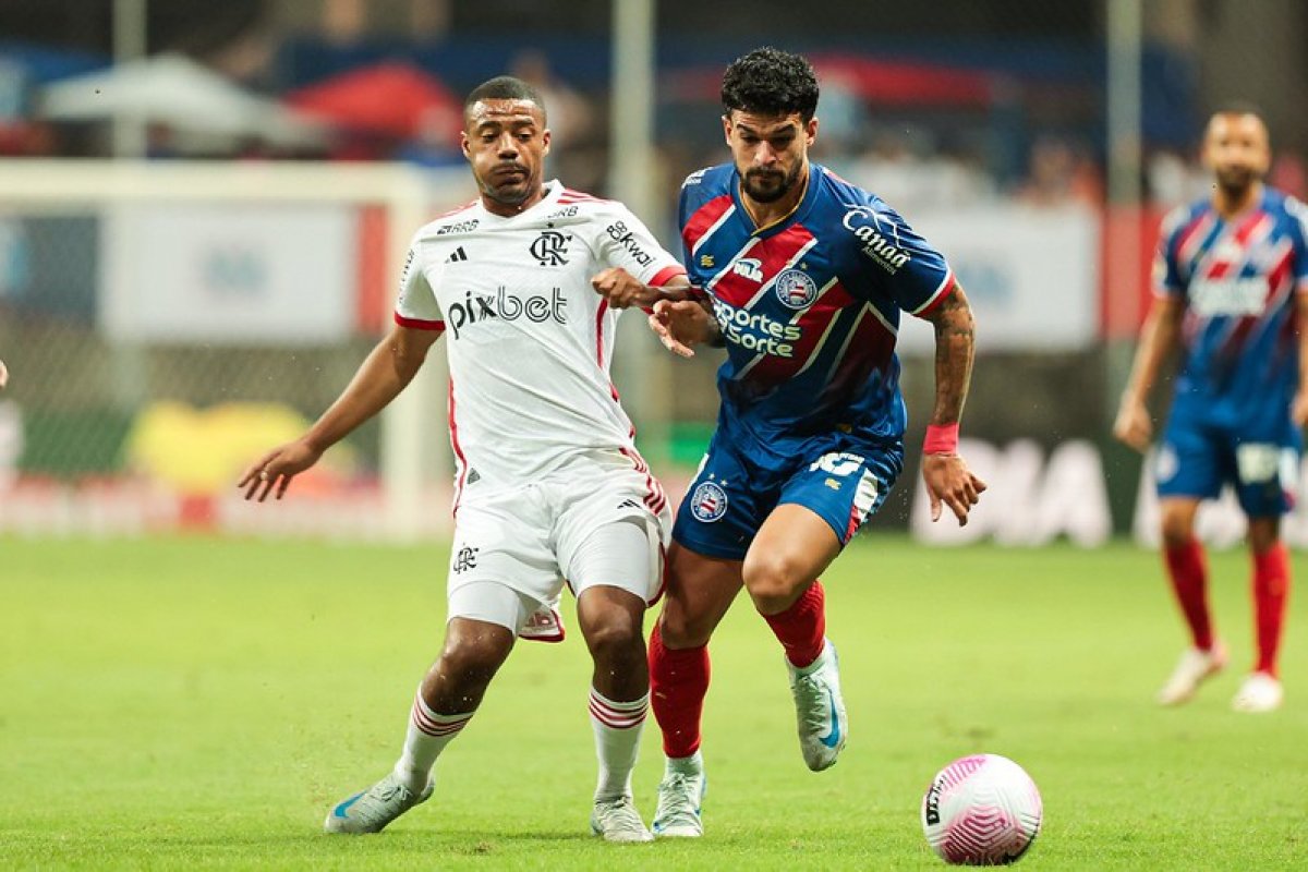 Bahia perde para o Flamengo e deixa G-6 do Brasileirão