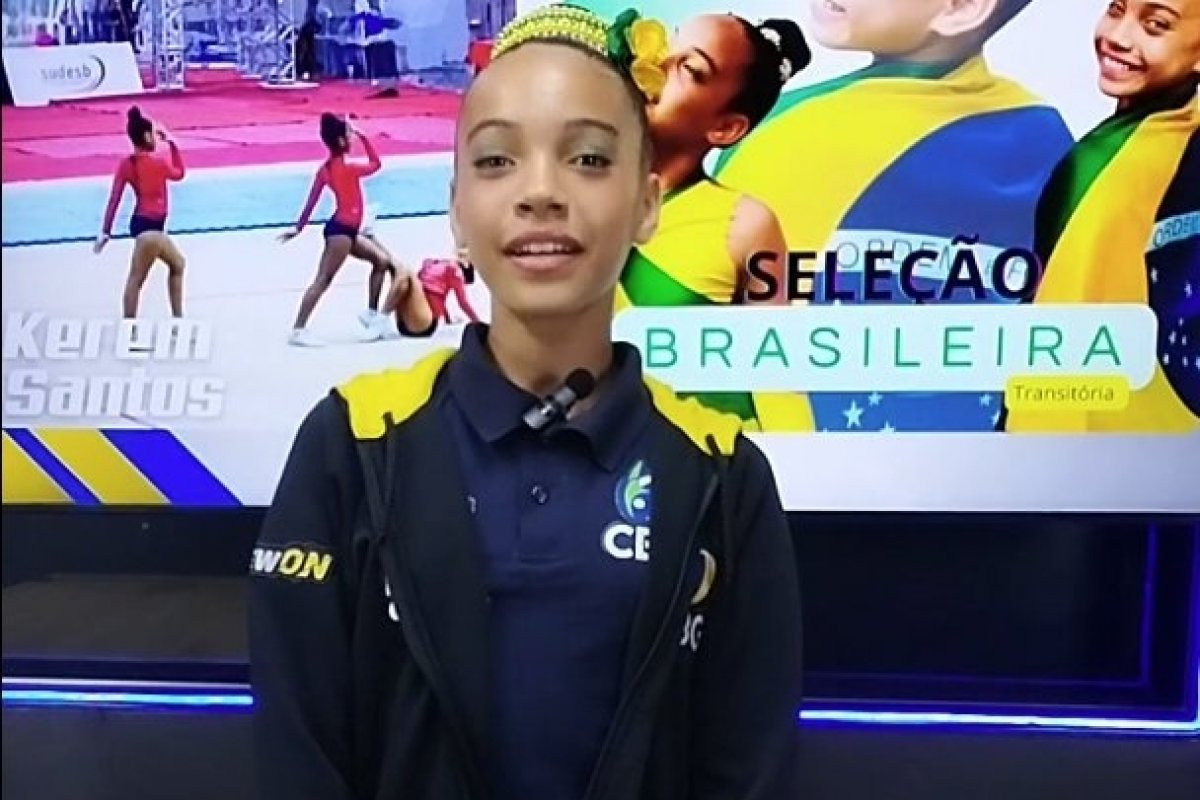Vídeo: Ginasta baiana de 12 anos pede apoio para participar de competição no Panamá 