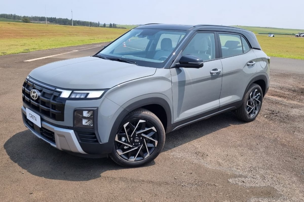 Hyundai Creta estreia linha 2025 com novo visual e motor 1.6 turbo 