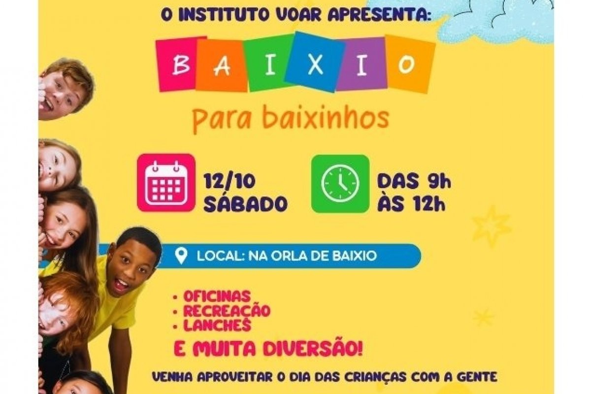 Em Baixio, Instituto Voar comemora o Dia das Crianças com muitas atividades!  