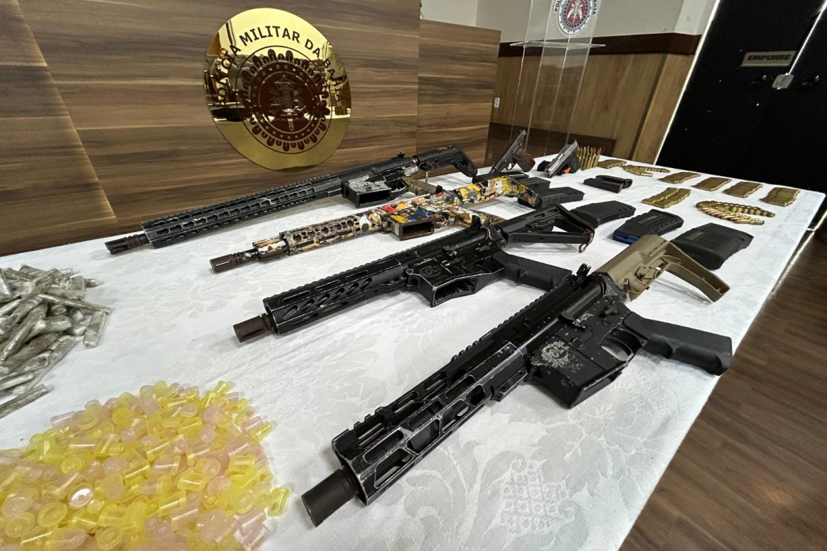 Salvador: Forças Policiais chegam a marca de 64 fuzis apreendidos em 2024 