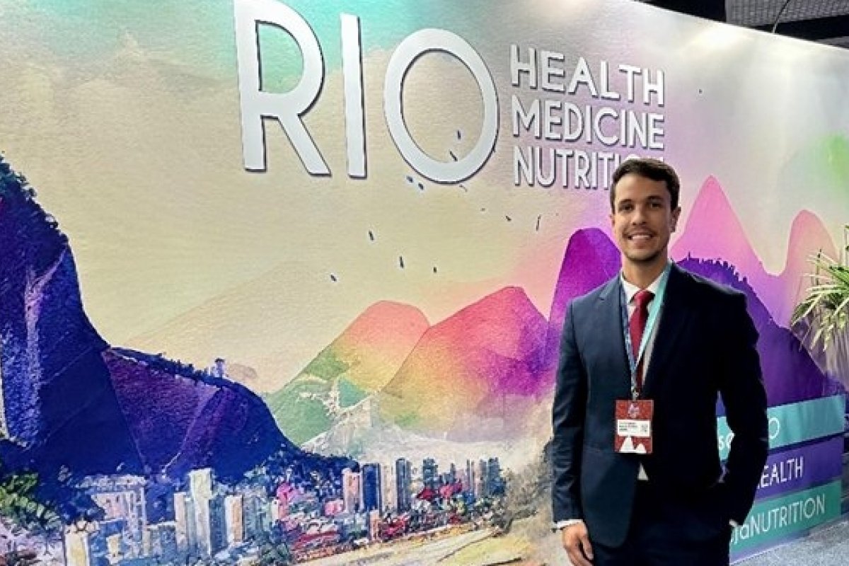 Médico hiperbarista Gabriel Mendes marca presença no maior congresso científico de saúde no Brasil! 