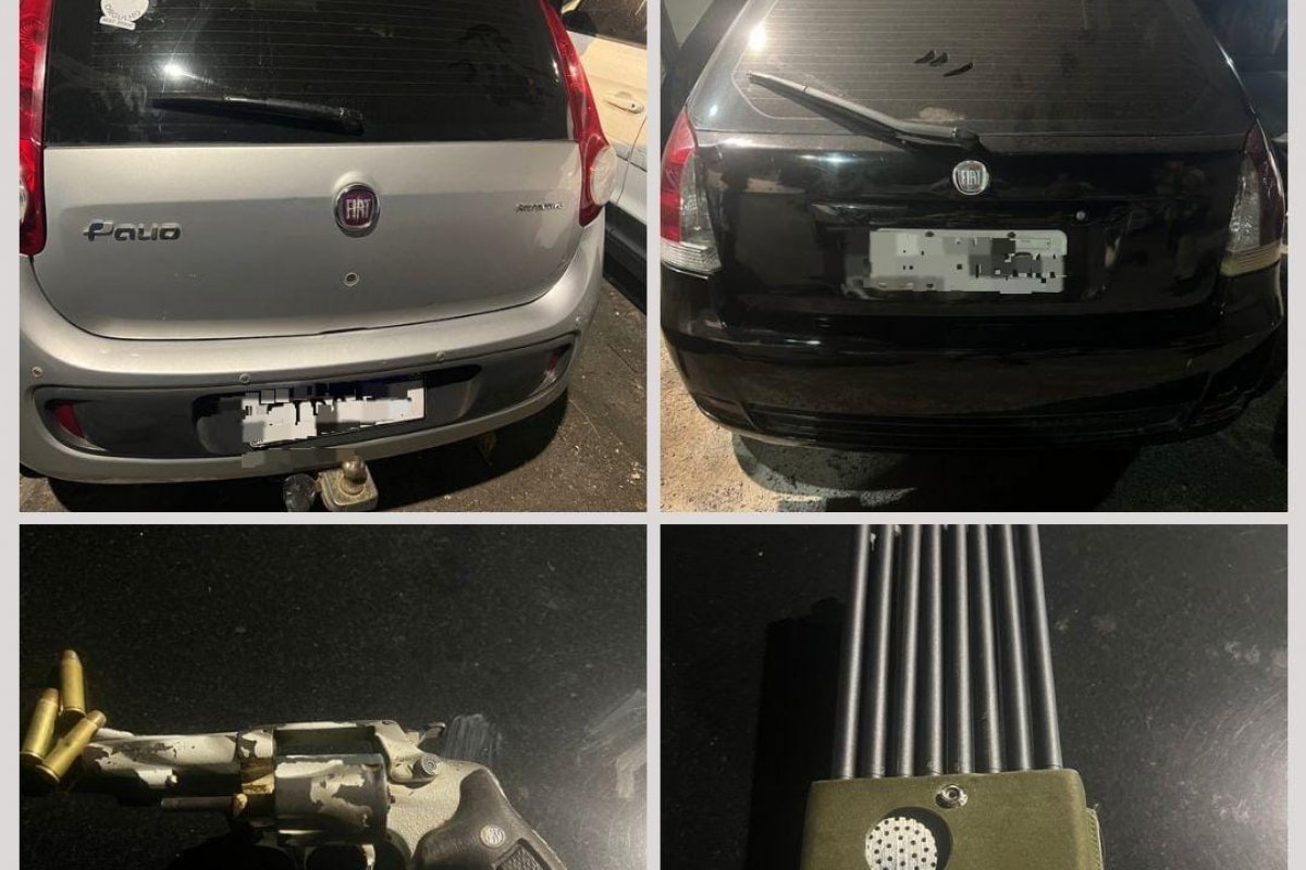 Dois suspeitos com arma de fogo são presos em Simões Filho 