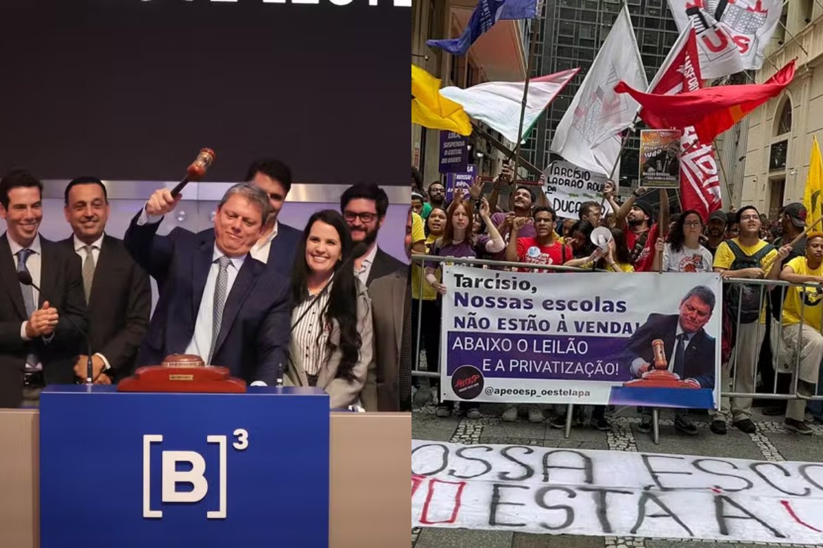 Leilão: sob protesto de estudantes, Consórcio SP + Escolas leva 2° lote por R$ 3,25 bilhões 