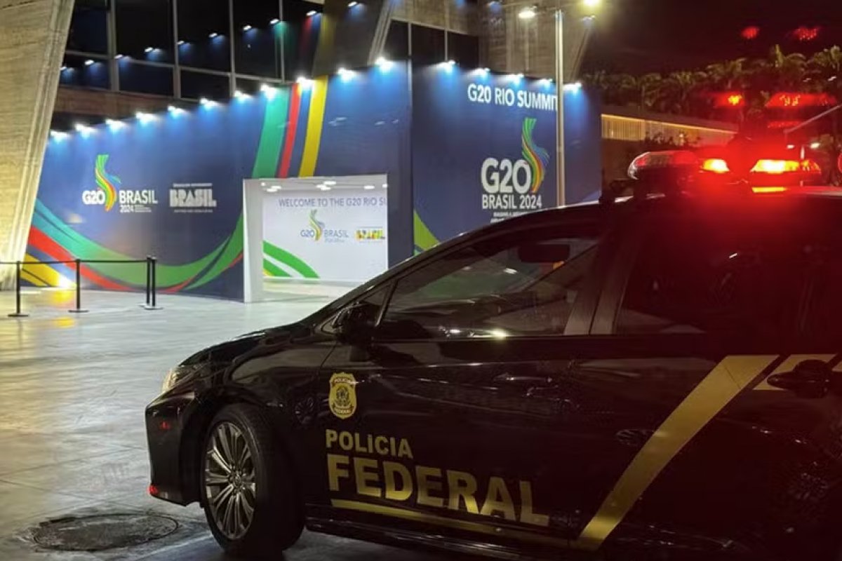 Oito drones foram derrubados pela PF do Rio no 1º dia da Cúpula do G20 