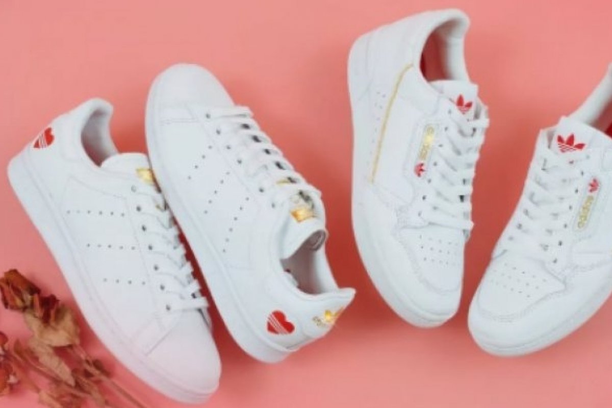 Para celebrar o Valentine's Day, Adidas lança dois clássicos 