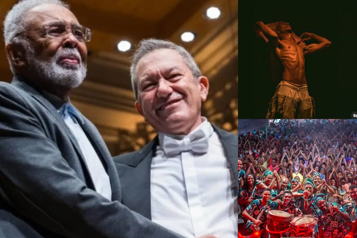 Agenda Cultural: Gilberto Gil, Dembwa e Ilê Aiyê; confira a programação para este fim de semana 