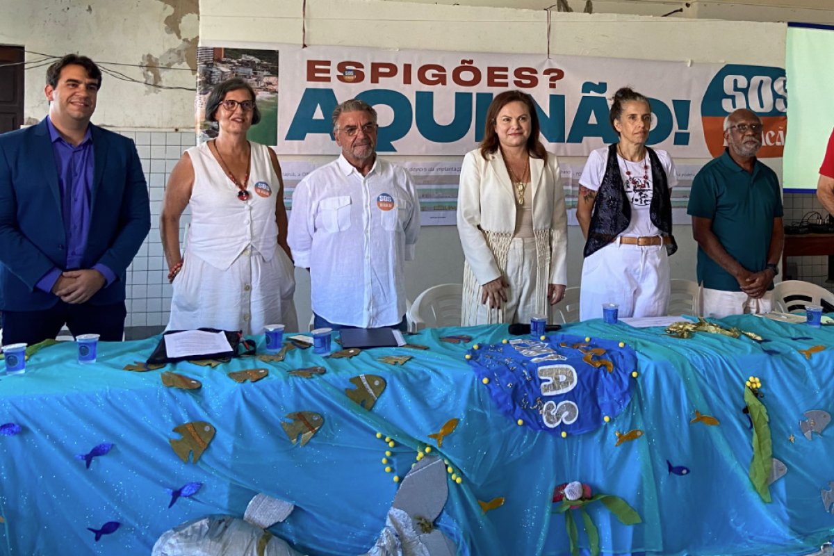 Vídeo: Audiência pública alerta sombreamento na Praia do Buracão, em Salvador 