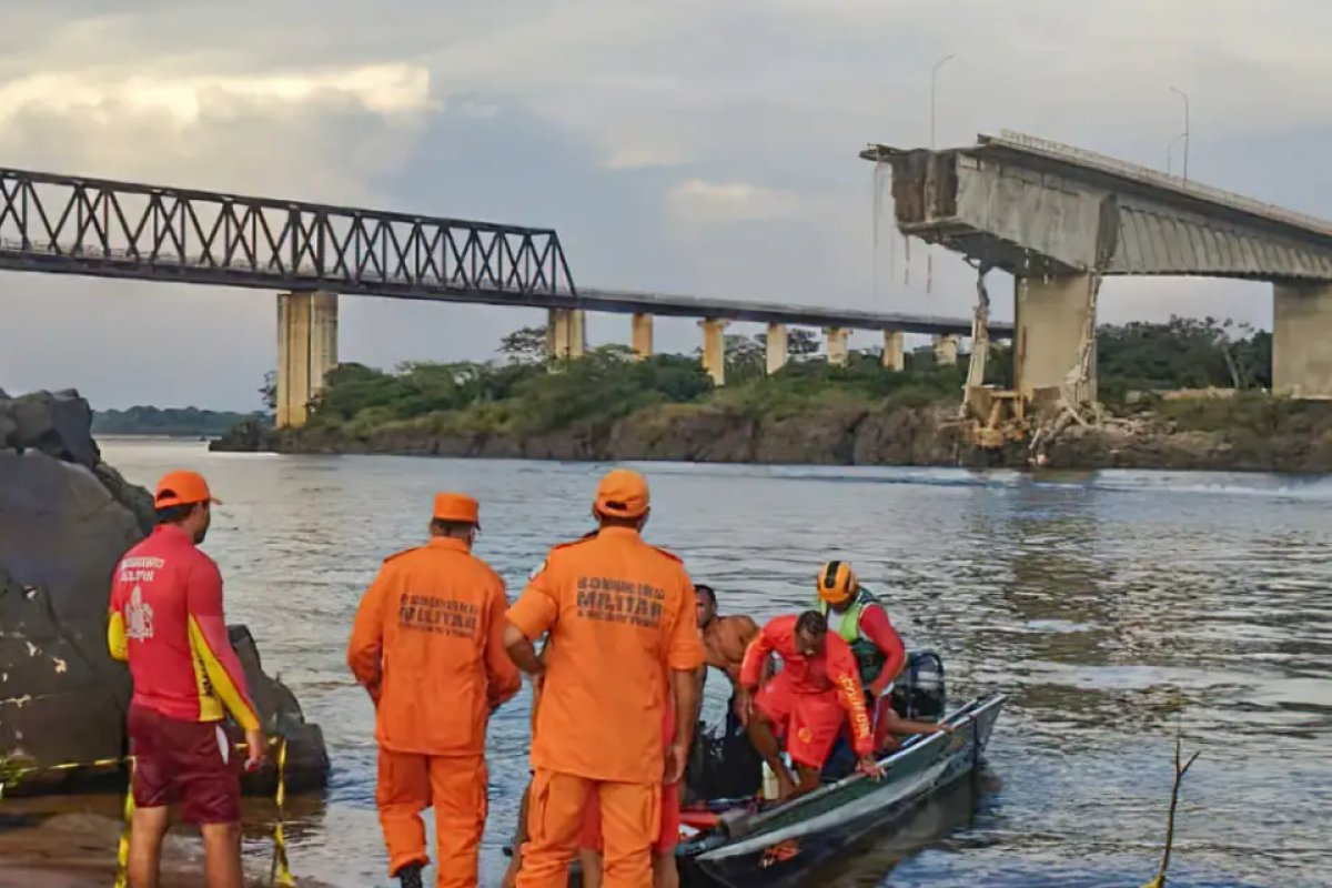 Lula diz que segue ‘com muita atenção’ desabamento de ponte entre Tocantins e Maranhão