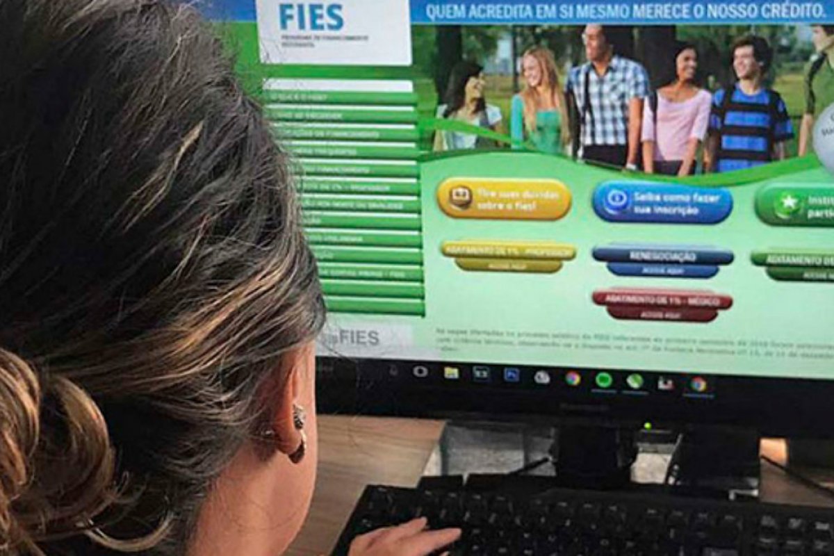  Inscrições do Fies e do P-Fies do 1º semestre serão abertas nesta quarta (5)