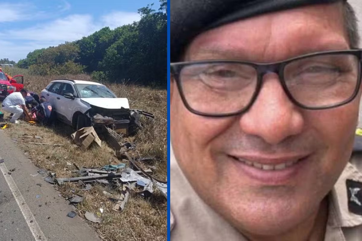 Policial militar morre e outras duas pessoas ficam feridas após acidente em rodovia no sul da Bahia