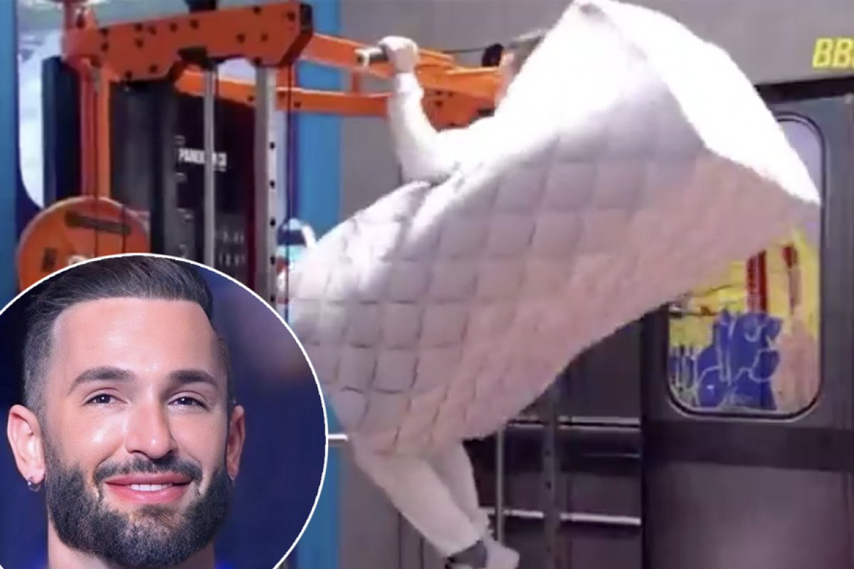 BBB 25: Diego Hypólito vira meme na internet ao malhar usando a roupa do Castigo do Monstro! 