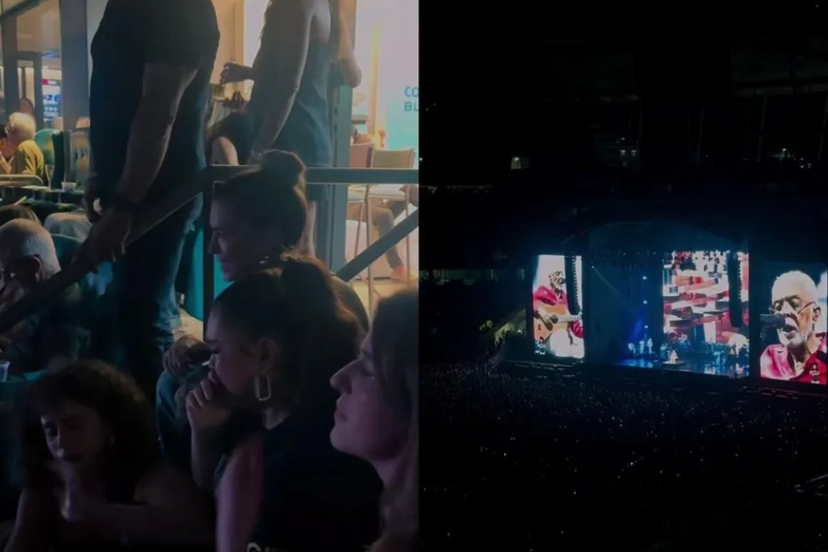 Preta Gil se emociona com homenagem de Gilberto Gil durante show em Salvador 
