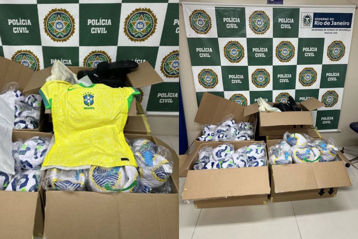 Trio é preso suspeito de desviar materiais esportivos da sede da CBF