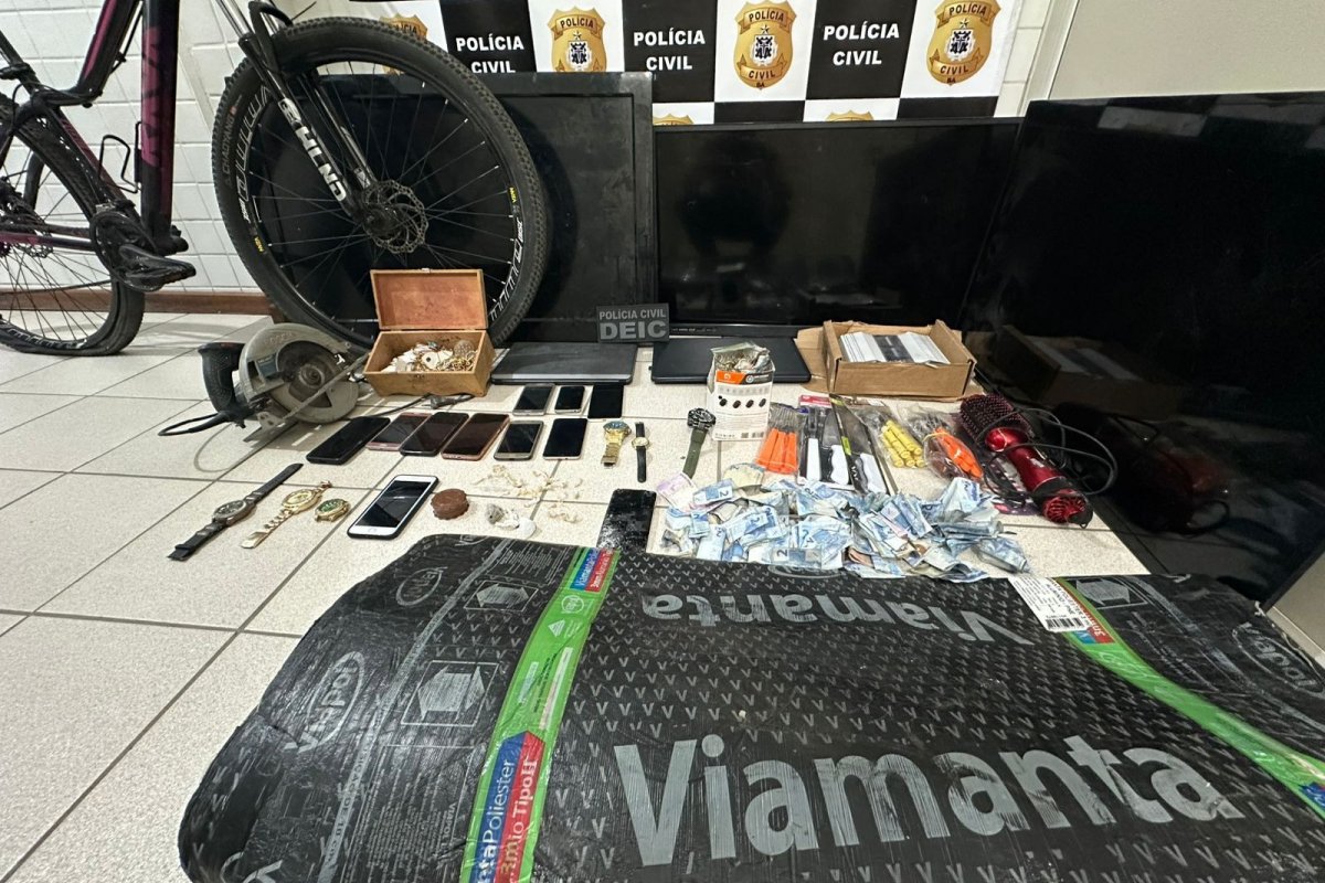 Grupo envolvido em furto de joias avaliadas em R$ 250 mil é preso em Vitória da Conquista