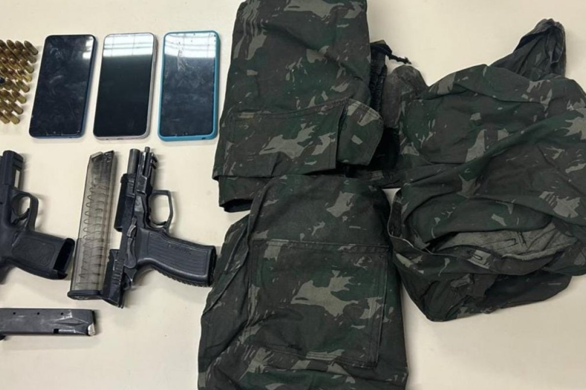 Foragidos da justiça são presos pela Polícia Militar 