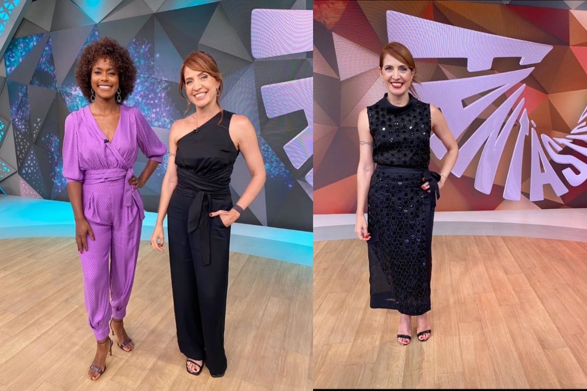 Looks de presentadoras do Fantástico se tornam inspiração para telespectadoras
