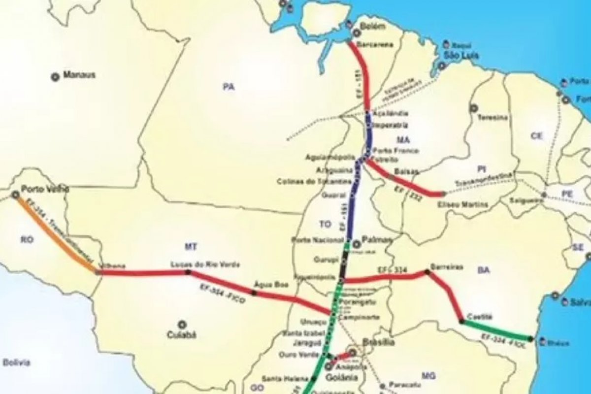 Estatal chinesa formaliza acordo para projeto de ferrovia que liga Atlântico ao Pacífico