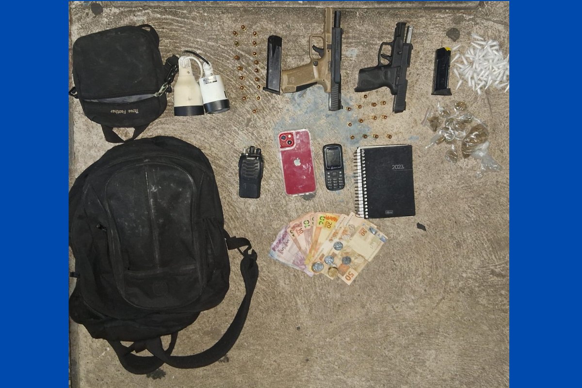 Suspeitos são feridos durante ação policial no Vale do Tororó; armas e drogas foram apreendidas 