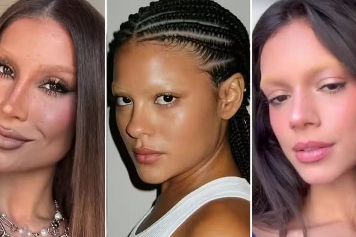 Sobrancelhas descoloridas conquistam famosas e dividem opiniões no universo da beleza! 