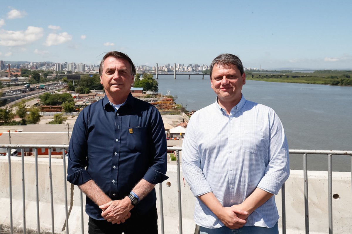 Lançamento da candidatura de Tarcísio Freitas à presidência é paralisado por Bolsonaro