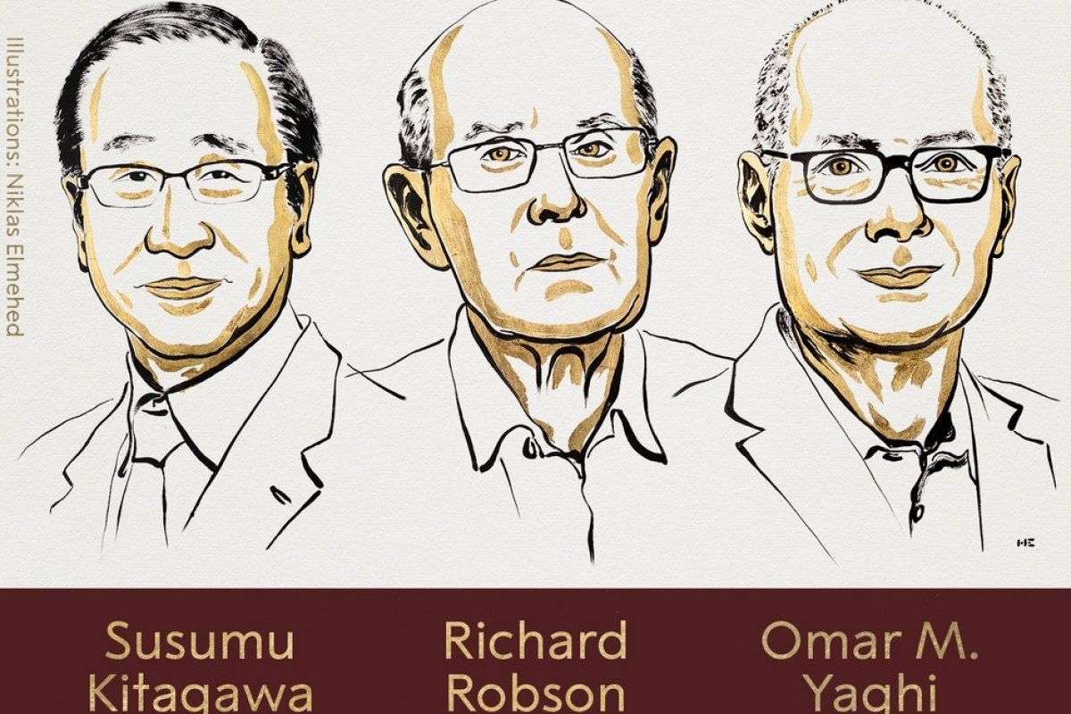 Nobel de Química 2025 premia criação de estruturas metalorgânicas