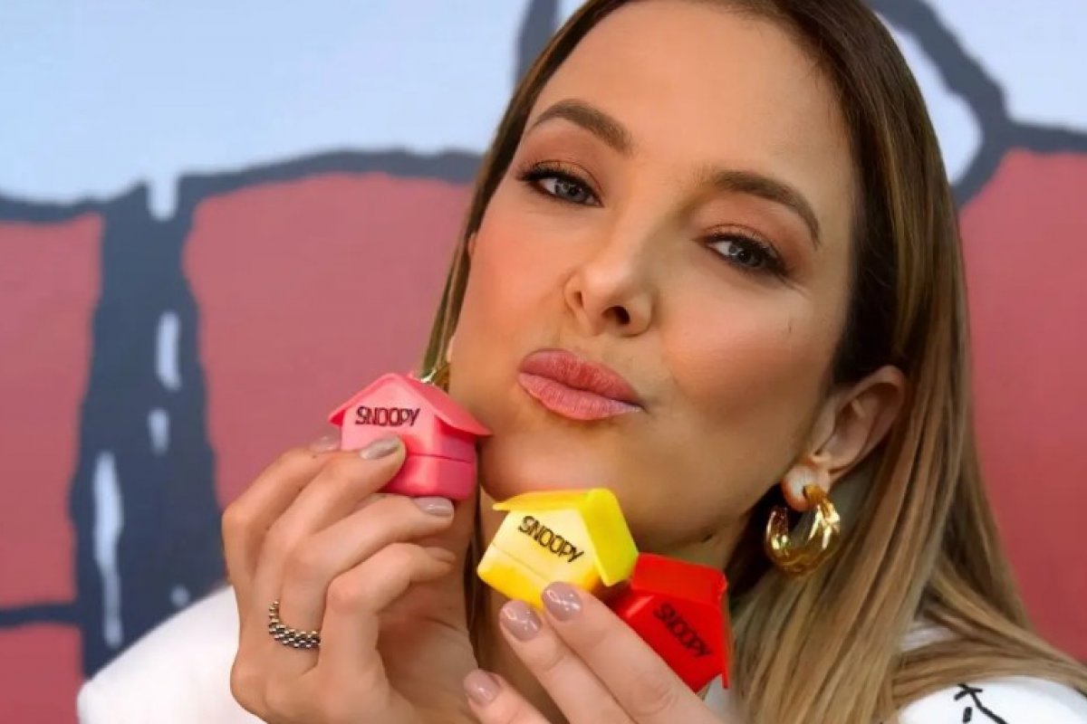 Ticiane Pinheiro e Cia Beauty anunciam um novo lip balm inspirado na icônica casinha do Snoopy! 