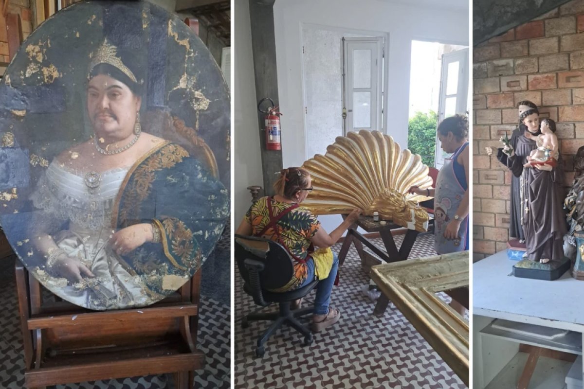 Obras sacras e históricas de três patrimônios históricos passam por restauração em Salvador