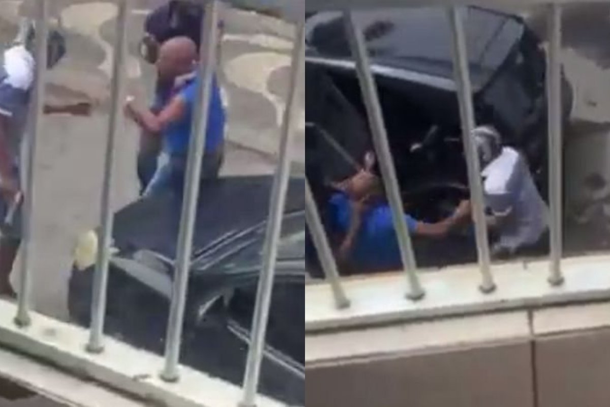Vídeo: homem sofre tentativa de sequestro e tem carro roubado em bairro de Salvador 