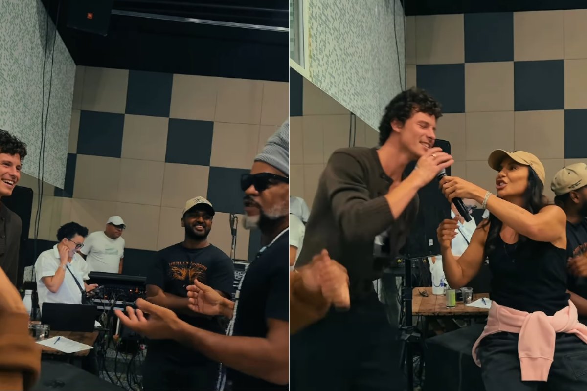Shawn Mendes visita Carlinhos Brown em Salvador acompanhado de Ivete Sangalo