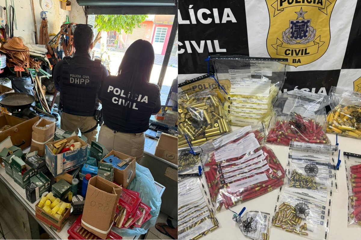 Sete pessoas são presas e fábrica ilegal de armamentos é fechada durante operação no Oeste baiano
