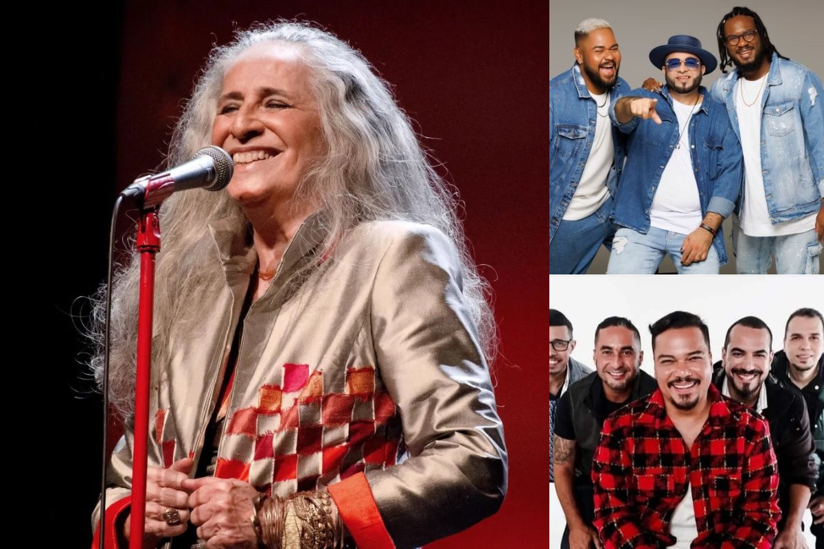 Maria Bethânia, Filhos de Jorge e Sorriso Maroto: confira a agenda cultural deste fim de semana 