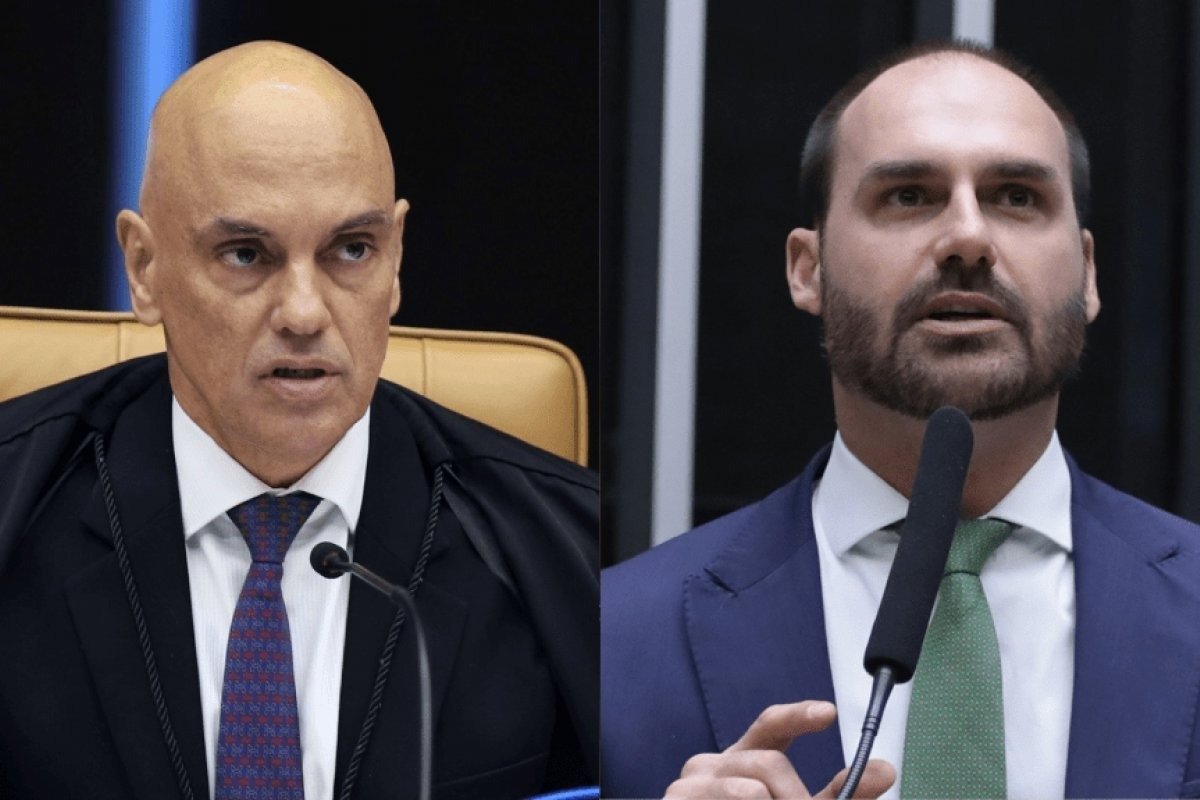 “Continuação da caça às bruxas” diz Eduardo Bolsonaro sobre voto de Alexandre de Moraes