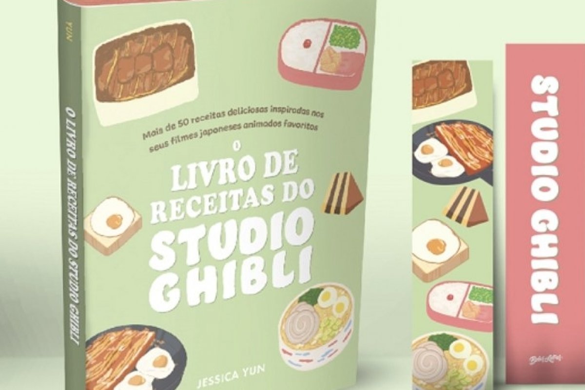 Com mais de 50 receitas criadas por fãs, livro traz o sabor nostálgico das animações de Hayao Miyazaki para mesa com pratos para todas as refeições do dia!