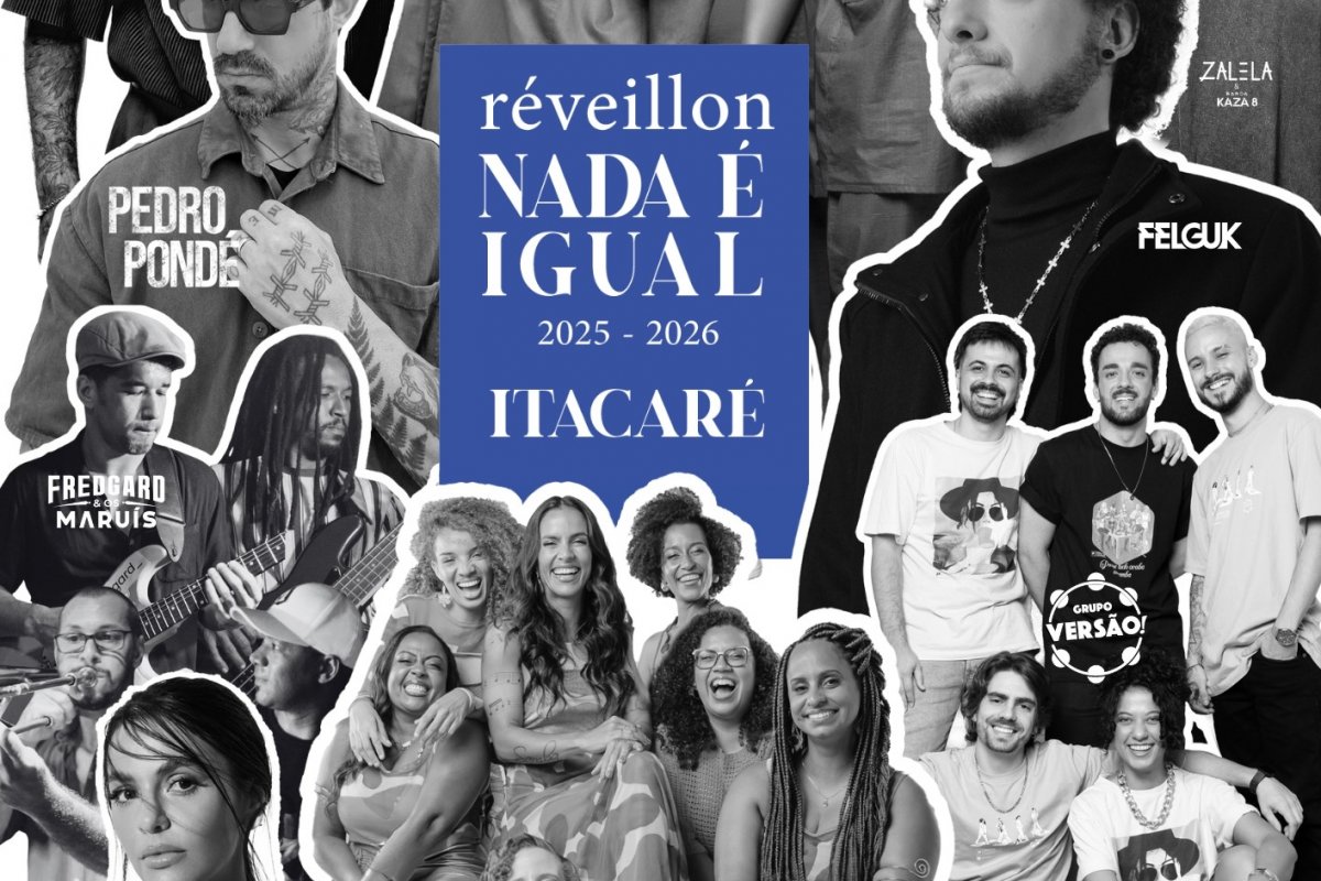 Filhos de Jorge, Sambaiana, Pedro Pondé e Grupo Versão irão agitar o Réveillon “Nada é Igual”  de Itacaré!  